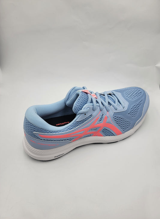 Asics Womens Gel-Contend 7 Running Shoe -Blue Size 12E
